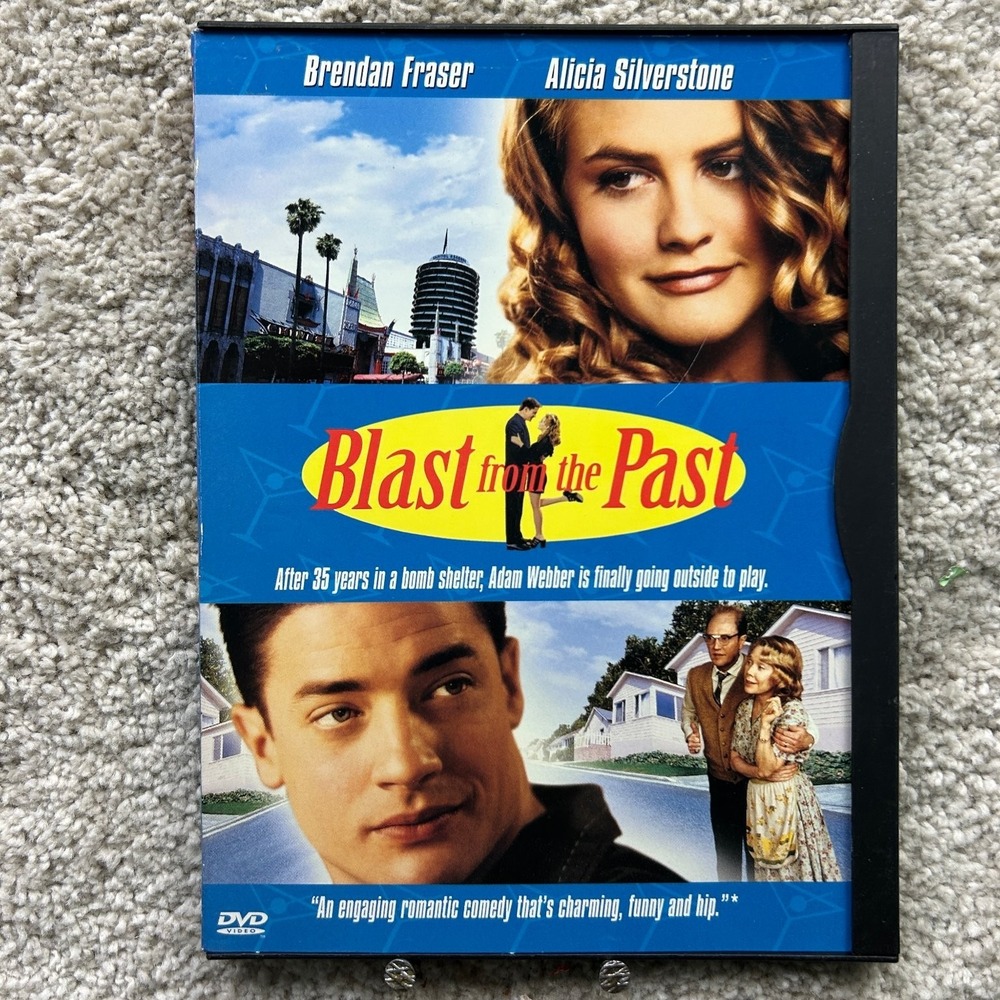 Blast from the‎ Past DVD 1999 Brendan Fraser Alicia Silverstone Romantic Comedy